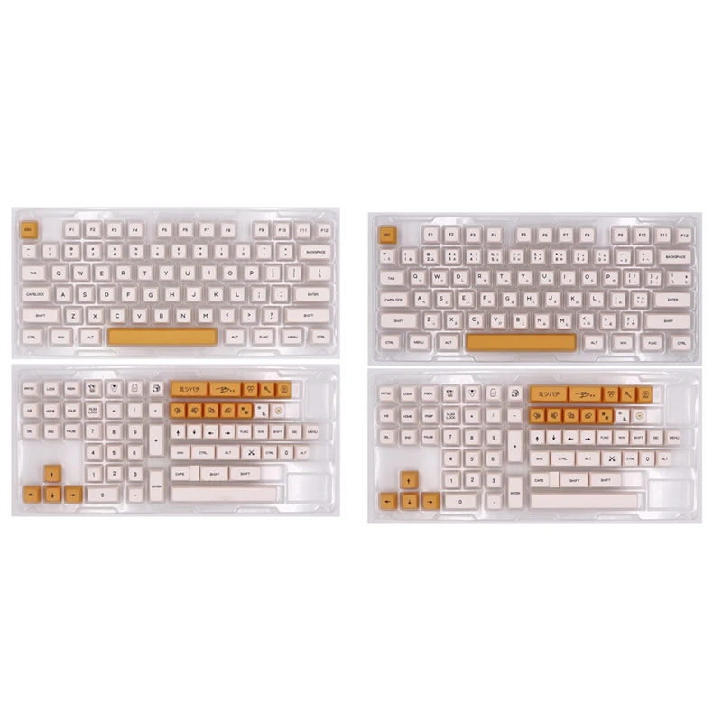 Honey Milk 140Keys Dye Subbed Keycap For Wired USB Mechanical Keyboard Cherry MX Switch PBT KEYCAPS
Honey Milk 140Keys Dye Subbed Keycap For Wired USB Mechanical Keyboard Cherry MX Switch PBT KEYCAPS