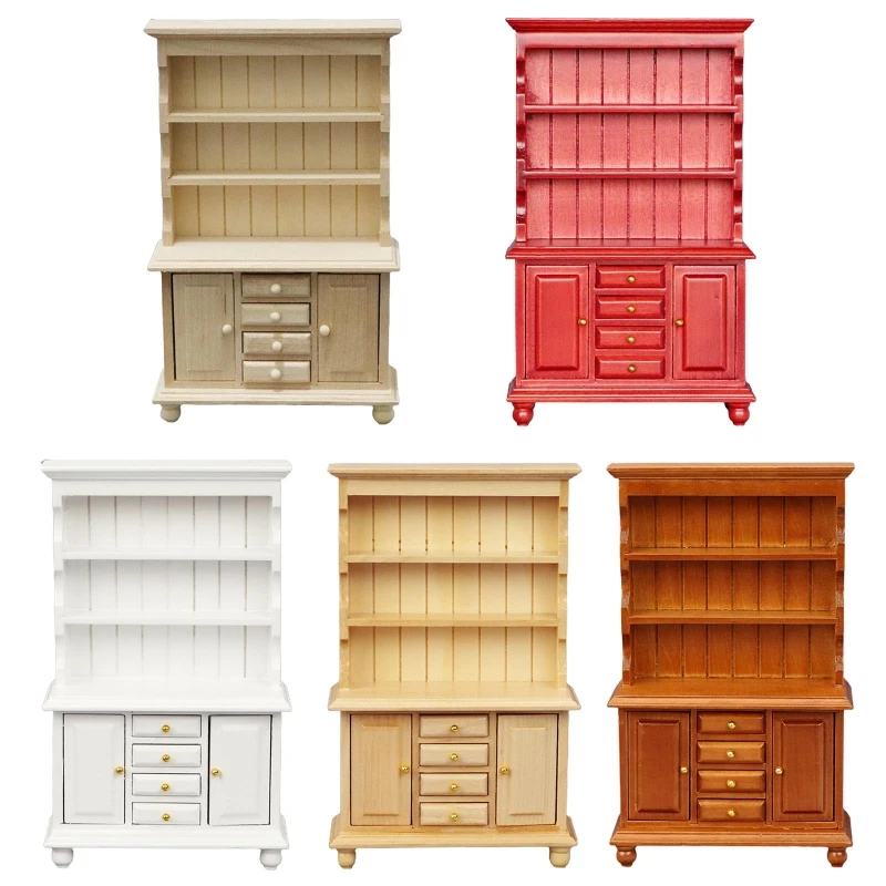 L21F 3.98x1.57x6.42in Dollhouse Bookshelf Wood Cabinet for Kids Delicate Birthday Toy
L21F 3.98x1.57x6.42in Dollhouse Bookshelf Wood Cabinet for Kids Delicate Birthday Toy