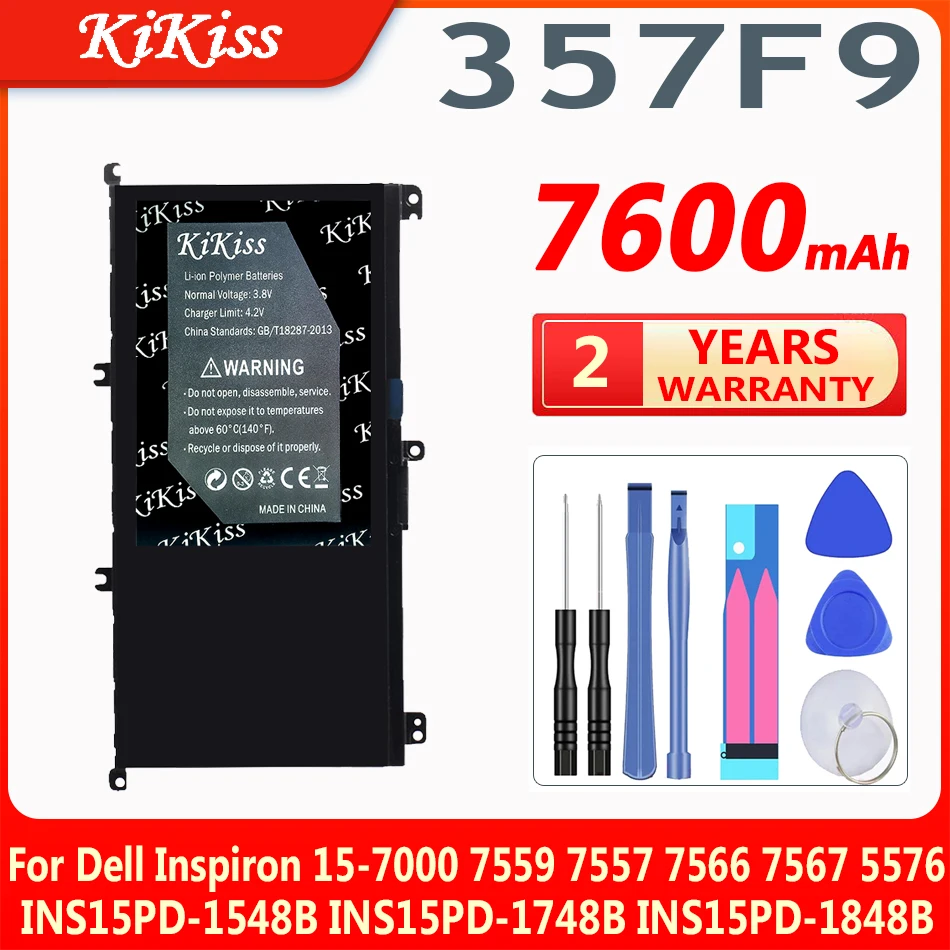 357F9 7600mAh Laptop Battery For Dell Inspiron 15- 7000 7559 7557 7566 7567 5576 INS15PD-1548B INS15PD-1748B INS15PD-1848B
357F9 7600mAh Laptop Battery For Dell Inspiron 15- 7000 7559 7557 7566 7567 5576 INS15PD-1548B INS15PD-1748B INS15PD-1848B