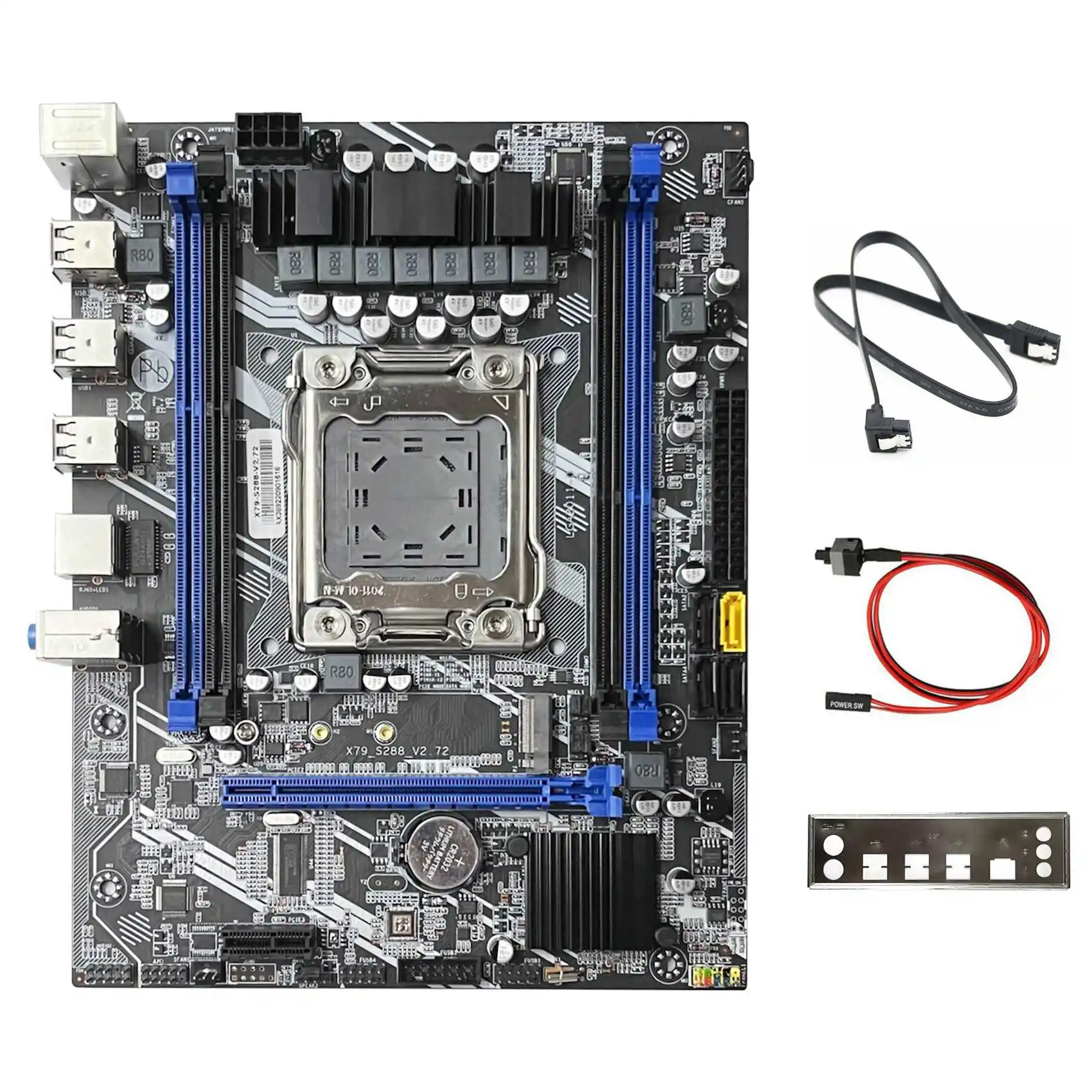 Материнская плата X79 S288 + кабель SATA + коммутационный кабель + перегородка LGA2011 M.2 NVME поддержка 4X32G DDR3 для процессора E5 2620 2630 2640 2650
Материнская плата X79 S288 + кабель SATA + коммутационный кабель + перегородка LGA2011 M.2 NVME поддержка 4X32G DDR3 для процессора E5 2620 2630 2640 2650