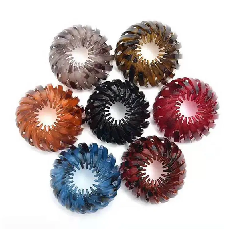 7Pcs Fashion Women Bun Hair Claw Horsetail Buckle Hair Clip Bird Nest Expanding Hair Accessories Female Ponytail Hair Accessory
7Pcs Fashion Women Bun Hair Claw Horsetail Buckle Hair Clip Bird Nest Expanding Hair Accessories Female Ponytail Hair Accessory