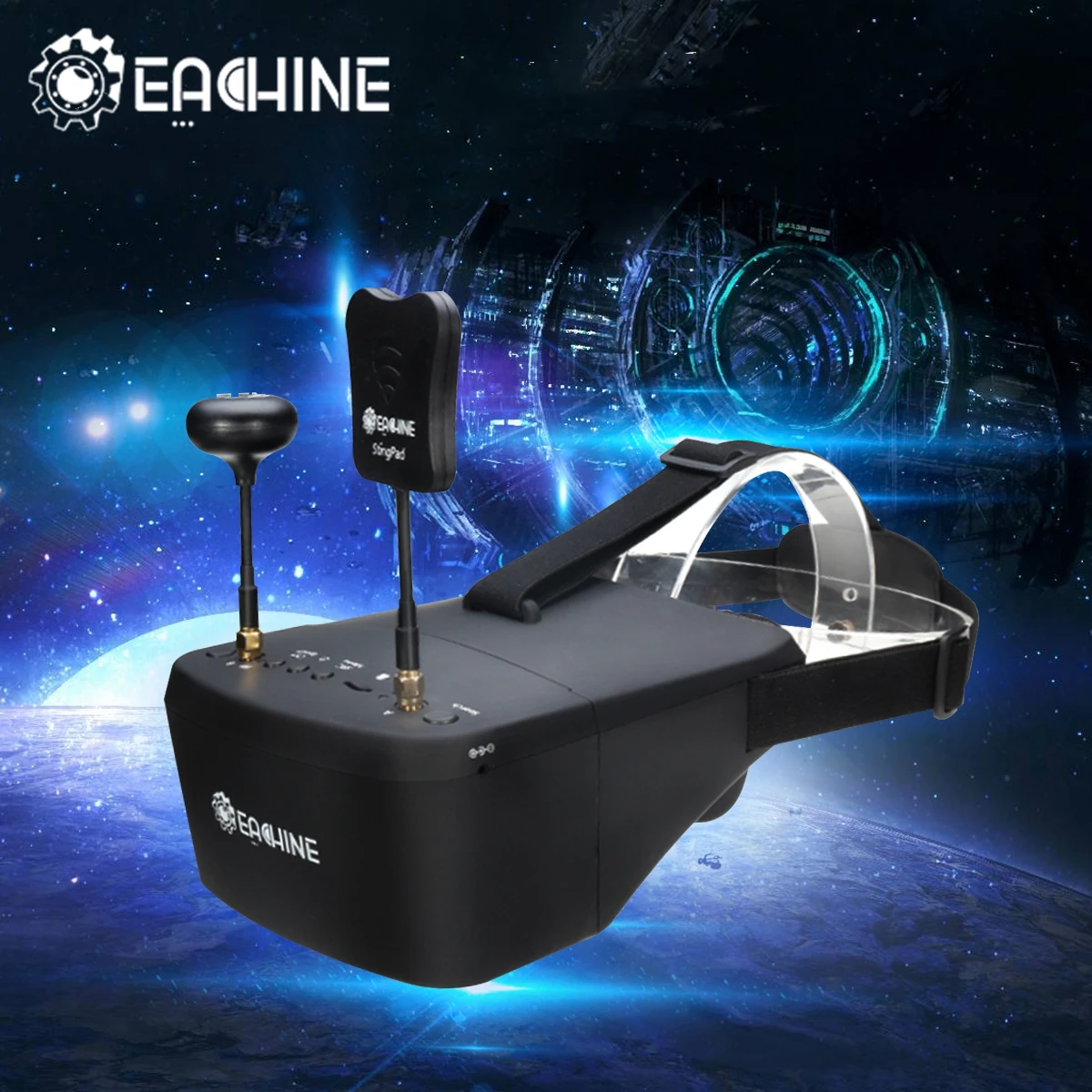 

Eachine EV800D 5.8G 40CH 5 Inch 800*480 Video Headset HD DVR Diversity FPV Goggles With Battery For RC Model RC Drone Parts
