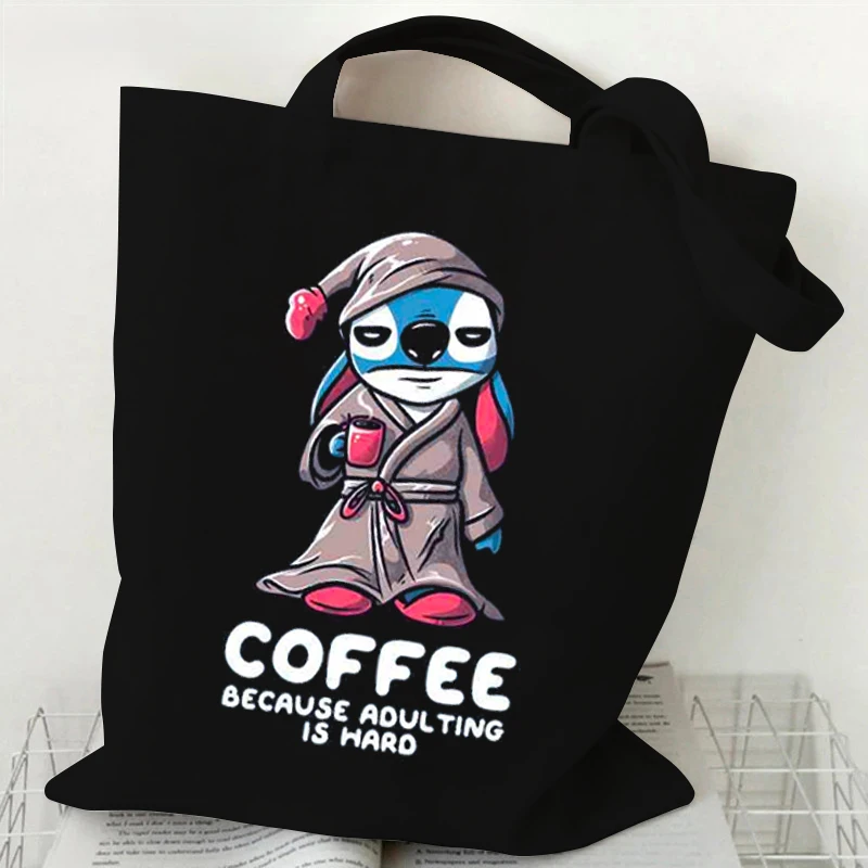 Coffee Because Adul Ting Is Hard Cartoon Shoulder Bags Women's Handbags Sprite Casual Reusable Shopping Large Capacity Bags 2022
Coffee Because Adul Ting Is Hard Cartoon Shoulder Bags Women's Handbags Sprite Casual Reusable Shopping Large Capacity Bags 2022