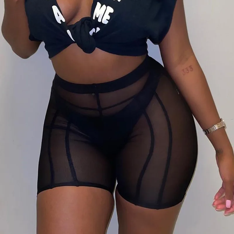 2022 Summer New Women's Fashion Sexy Mesh Perspective Street Shooting High Waist Bag Hip Tight Casual Shorts Women
2022 Summer New Women's Fashion Sexy Mesh Perspective Street Shooting High Waist Bag Hip Tight Casual Shorts Women