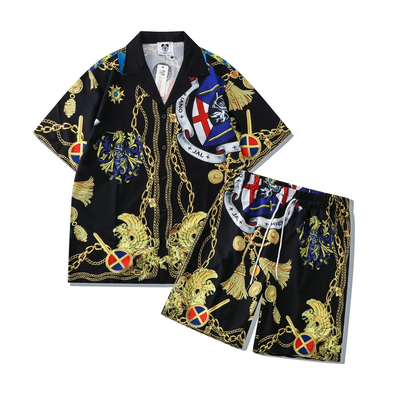 OSCN7 New Summer Casual Print Shirt & Shorts Set Men 2022 Beach Streetwear Tracksuit Male High Quality Two-Piece Sets Mens
OSCN7 New Summer Casual Print Shirt & Shorts Set Men 2022 Beach Streetwear Tracksuit Male High Quality Two-Piece Sets Mens