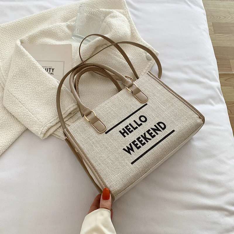 Vintage Fashion Canvas One Shoulder Tote Bag Women 2023 New Fashion Casual Lightweight Large Capacity Handbag
Vintage Fashion Canvas One Shoulder Tote Bag Women 2023 New Fashion Casual Lightweight Large Capacity Handbag