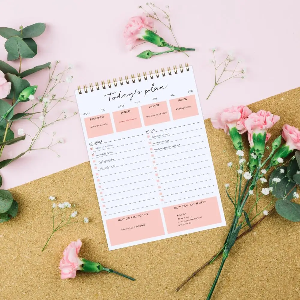 To Do List Notepad Undated Daily Planner Agenda Hourly Schedule Appointment Notebook to Increase Productivity Journal Book
To Do List Notepad Undated Daily Planner Agenda Hourly Schedule Appointment Notebook to Increase Productivity Journal Book