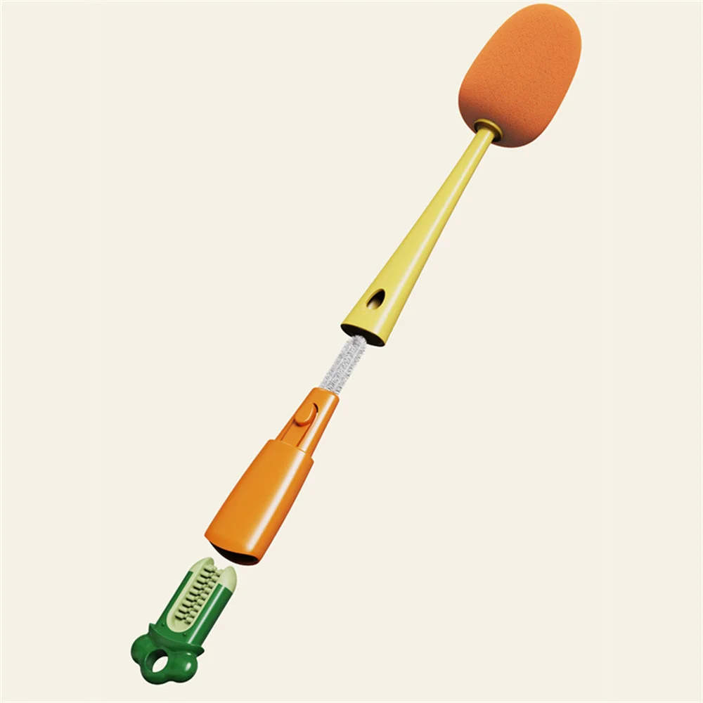 Long Handle Clean Brush Cute Carrot Sponge Brush Cup Cleaner Wall Hanging Brush Multi-functional Cleaning Brush Cup Bottle Brush
Long Handle Clean Brush Cute Carrot Sponge Brush Cup Cleaner Wall Hanging Brush Multi-functional Cleaning Brush Cup Bottle Brush