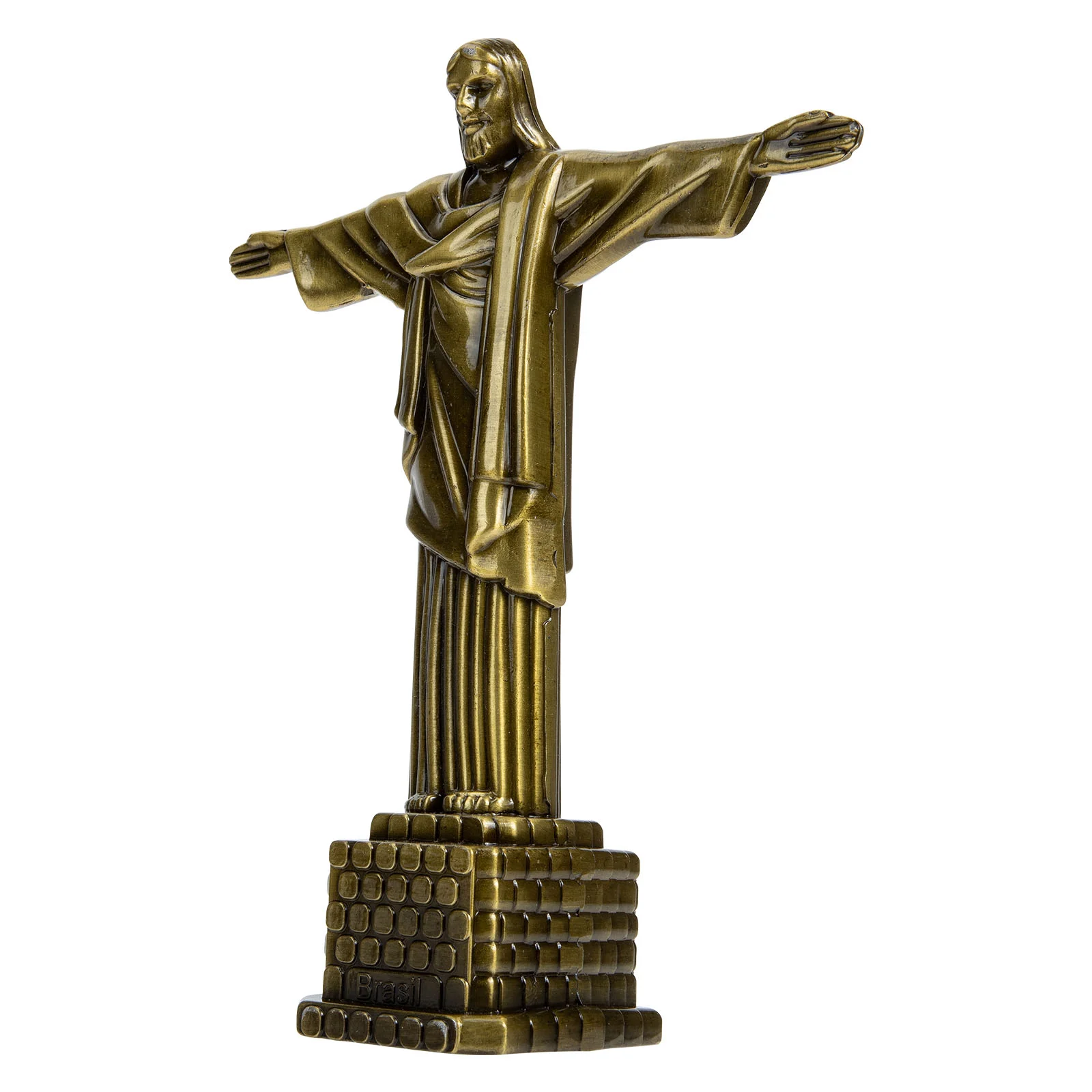 Table Decorations Religious Adornment Jesus Statue 19x15cm Simulation Model Christian Golden Alloy Ornament Office
Table Decorations Religious Adornment Jesus Statue 19x15cm Simulation Model Christian Golden Alloy Ornament Office