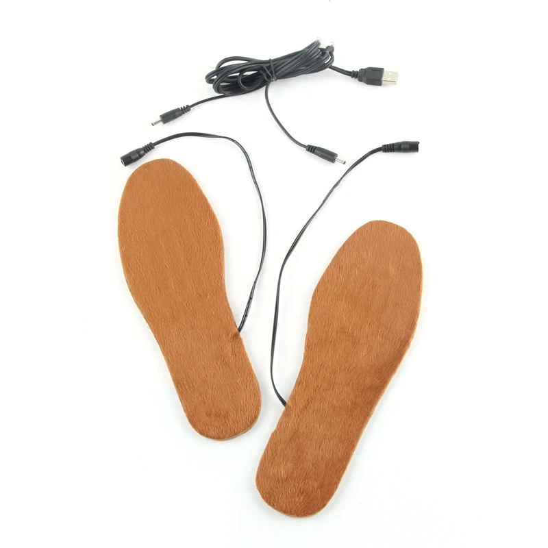 

EAS-USB Electric Heated Insole Rechargeable Heated Insole Winter Warming Pad Insert Heating Foot Pad
