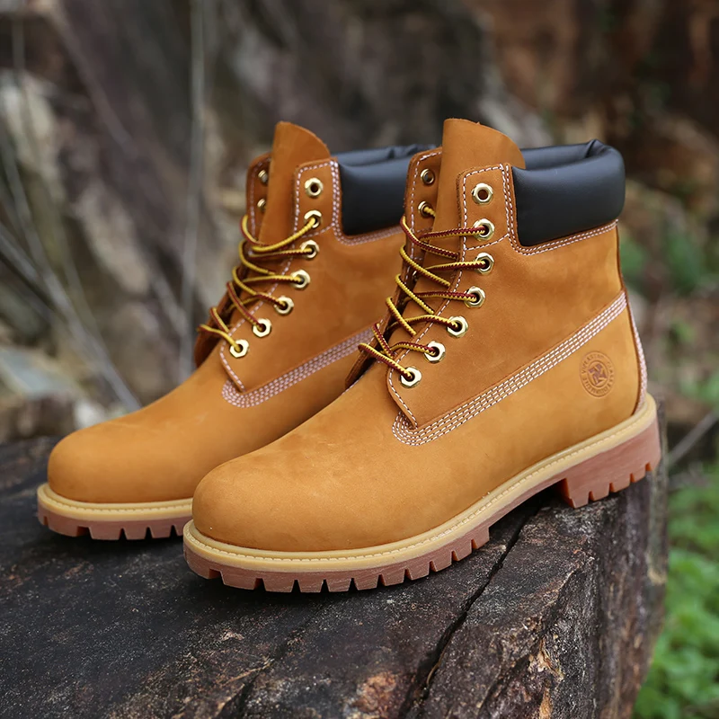 Natural Cow Leather Men Boots Six Inch Yellow Martin Boots Waterproof Outdoor Casual Work Shoes Retro Breathable Boots For Male
Natural Cow Leather Men Boots Six Inch Yellow Martin Boots Waterproof Outdoor Casual Work Shoes Retro Breathable Boots For Male