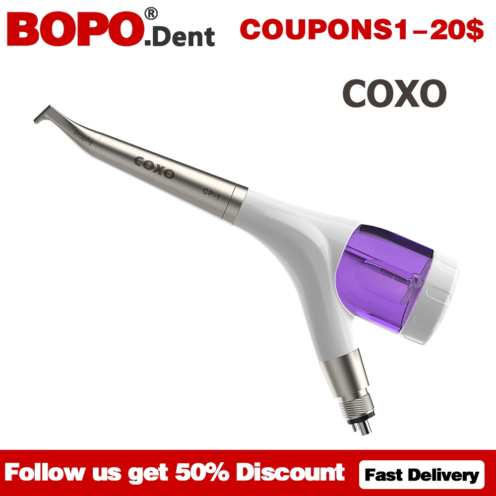 Dental Air Polishing Prophy Jet Coxo Teeth Polishing Sandblaster 2/ 4 Holes Air Polisher Handpiece Airflow/Sandblasting Machine 
Dental Air Polishing Prophy Jet Coxo Teeth Polishing Sandblaster 2/ 4 Holes Air Polisher Handpiece Airflow/Sandblasting Machine