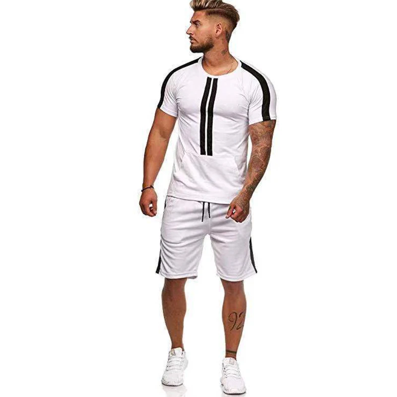 Men’s Casual Sports Suit 2 Pieces Running Set Tracksuit Training Jogging Suit Short Sleeve Shirt+Shorts Set Fitness Gym Clothing
Men’s Casual Sports Suit 2 Pieces Running Set Tracksuit Training Jogging Suit Short Sleeve Shirt+Shorts Set Fitness Gym Clothing