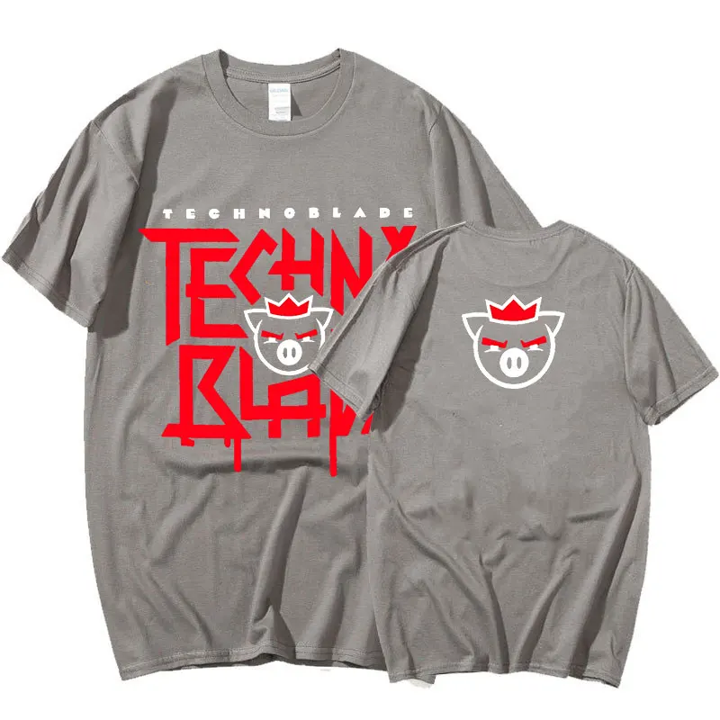 Game Anchor Technoblade Merch T-shirt Double-sided Print Men Women Fashion Soft 100% Pure Cotton T-shirts Short-sleeved Tees
Game Anchor Technoblade Merch T-shirt Double-sided Print Men Women Fashion Soft 100% Pure Cotton T-shirts Short-sleeved Tees