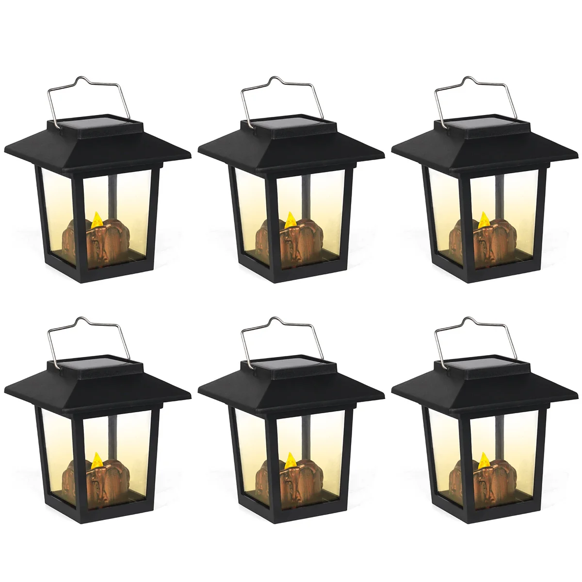 6pcs Solar Candle Lantern Outdoor LED Solar Lantern IP44 Waterproof Hanging Lantern Light Auto ON/OFF Solar Landscape Light for
6pcs Solar Candle Lantern Outdoor LED Solar Lantern IP44 Waterproof Hanging Lantern Light Auto ON/OFF Solar Landscape Light for