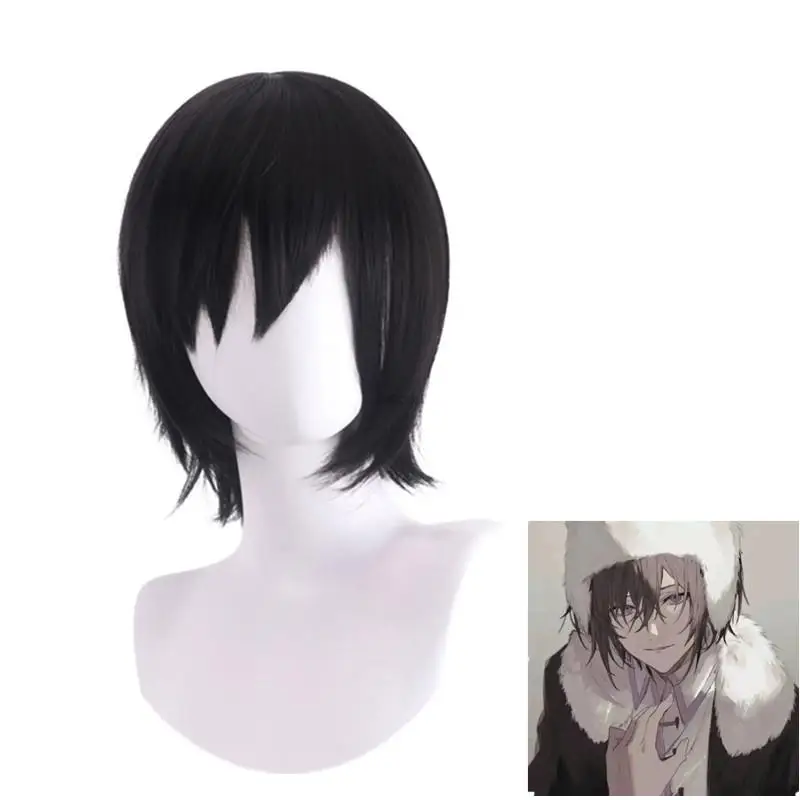 Bungo Stray Dogs Fyodor Dostoevsky Short Black Cosplay Wig Heat Resistant Synthetic Hair Perucas Cosplay Wigs + Wig Cap
Bungo Stray Dogs Fyodor Dostoevsky Short Black Cosplay Wig Heat Resistant Synthetic Hair Perucas Cosplay Wigs + Wig Cap
