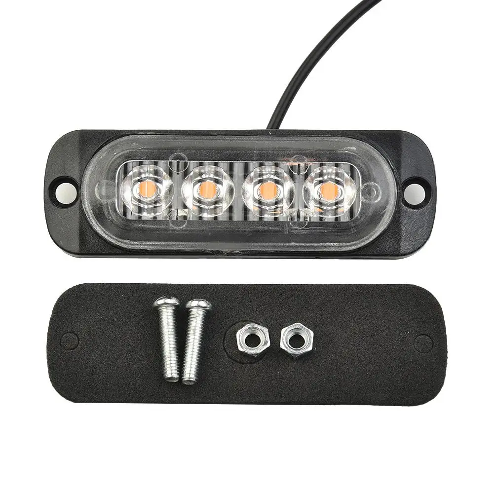 High Quality Hot New Pratical Useful Durable Car Light Urgent Warning With Screws Yellow 12-24V 333mA 4LED Bar
High Quality Hot New Pratical Useful Durable Car Light Urgent Warning With Screws Yellow 12-24V 333mA 4LED Bar