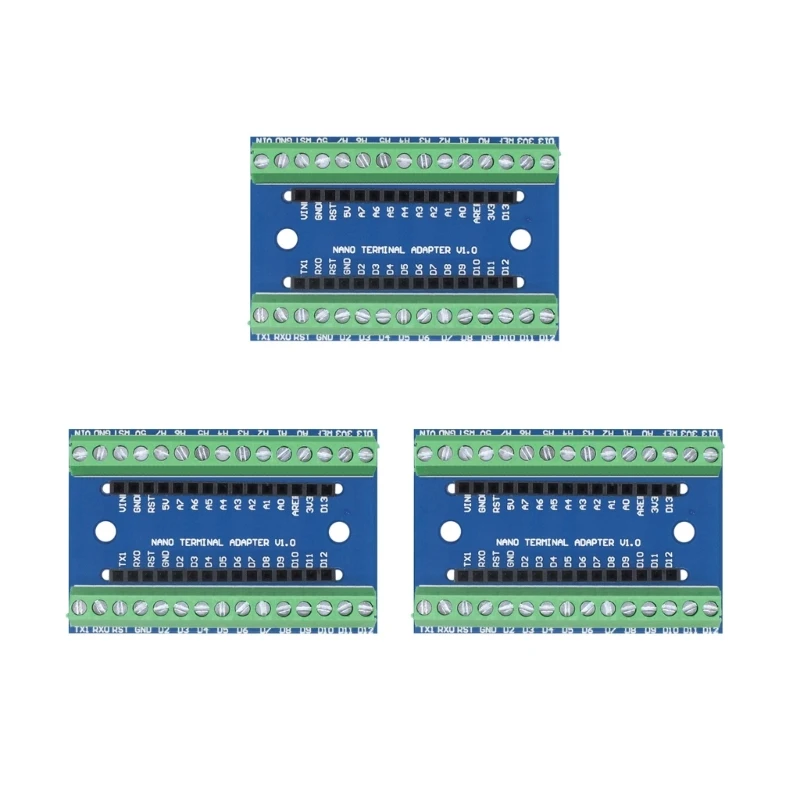 3 шт., простой модуль расширения ForNano IO Shield V1.0, совместимый с интерфейсом NANOV3.0 GPIO, плата расширения
3 шт., простой модуль расширения ForNano IO Shield V1.0, совместимый с интерфейсом NANOV3.0 GPIO, плата расширения