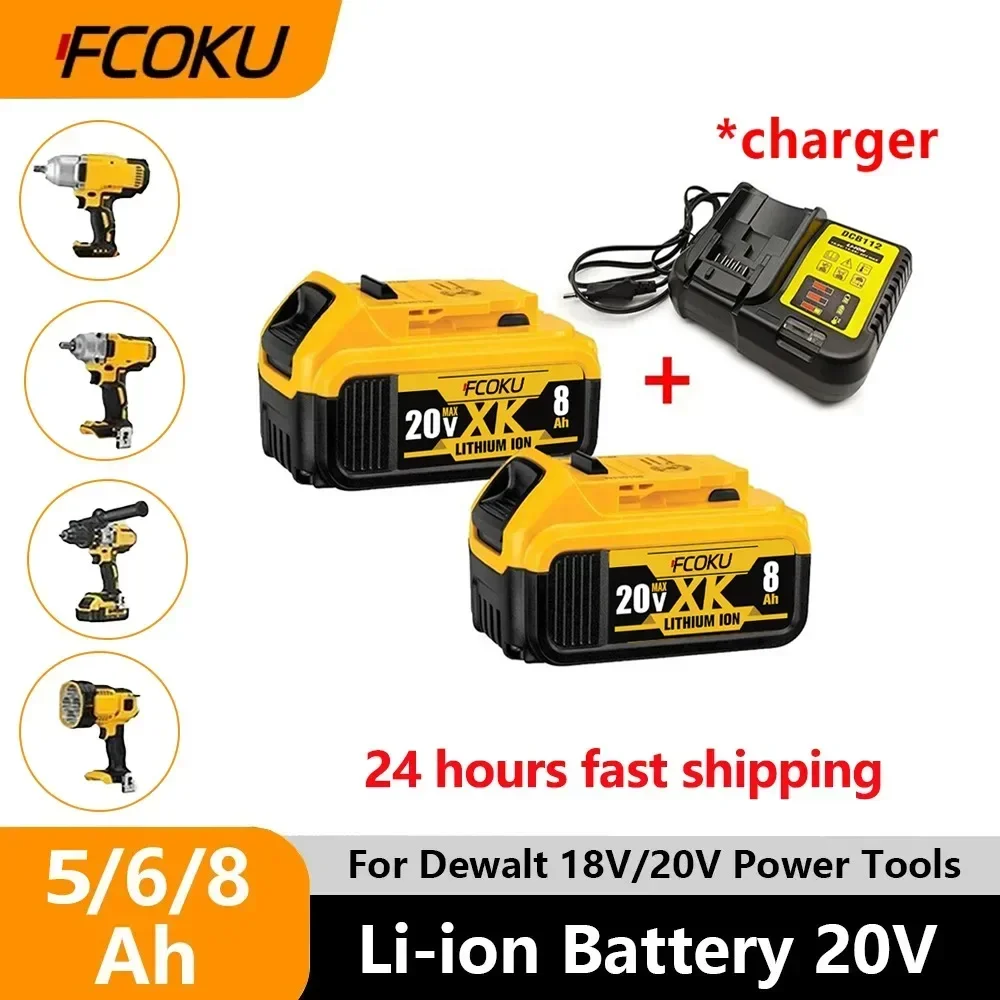 Сменный литий-ионный аккумулятор для электроинструмента DeWalt 2 шт. 20 в 18 DCB205