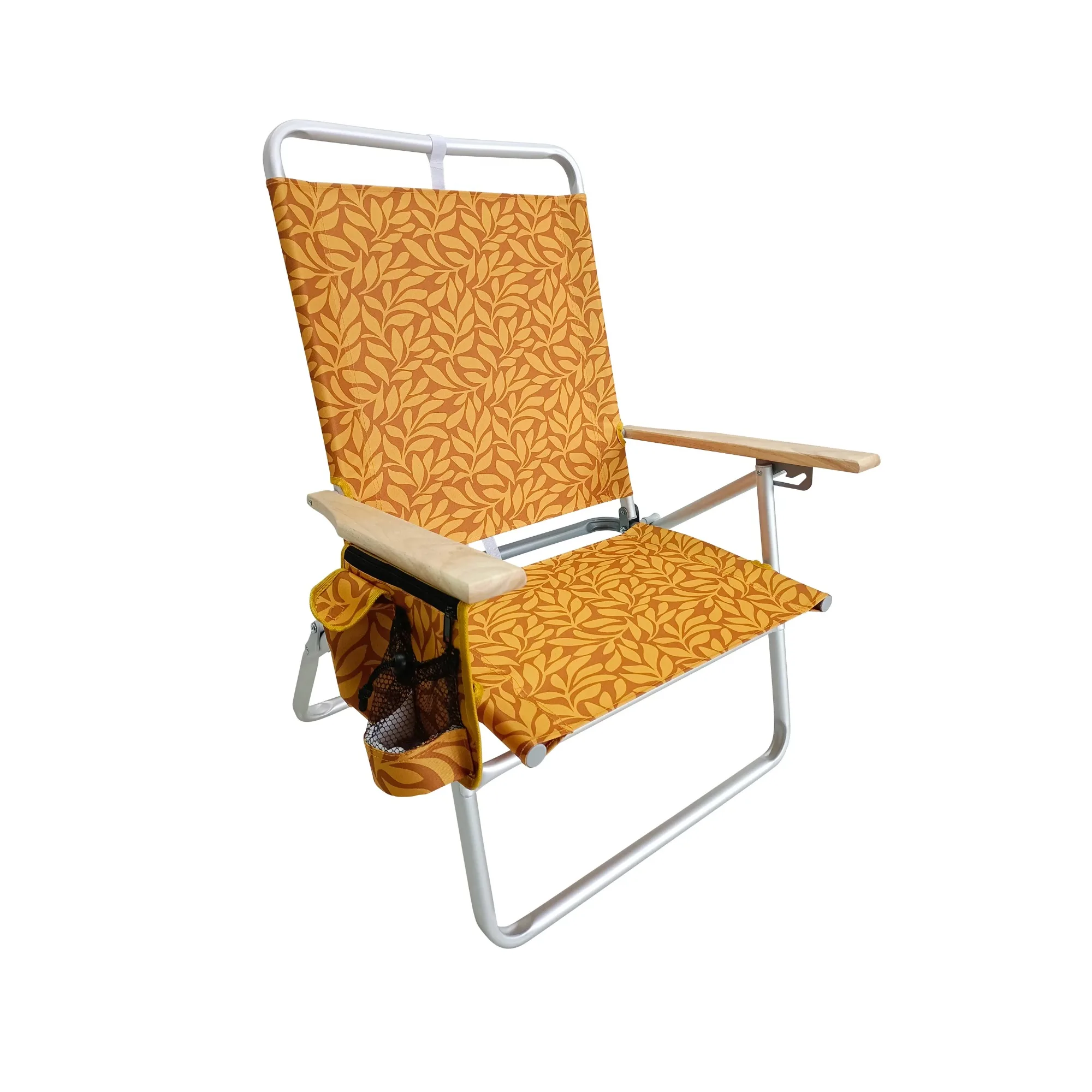 Foldable Beach Chair Side Pocket & Storage Pouch, 3 Reclining Positions, 275 lb. Capacity (Amber Leaf)
Foldable Beach Chair Side Pocket & Storage Pouch, 3 Reclining Positions, 275 lb. Capacity (Amber Leaf)