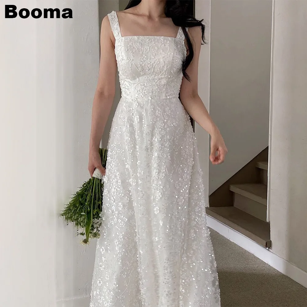 Booma White A-Line Wedding Party Dresses Square Collar Crystal Flowers Lace Prom Gowns Floor Length Women's Evening Dresses gala
Booma White A-Line Wedding Party Dresses Square Collar Crystal Flowers Lace Prom Gowns Floor Length Women's Evening Dresses gala