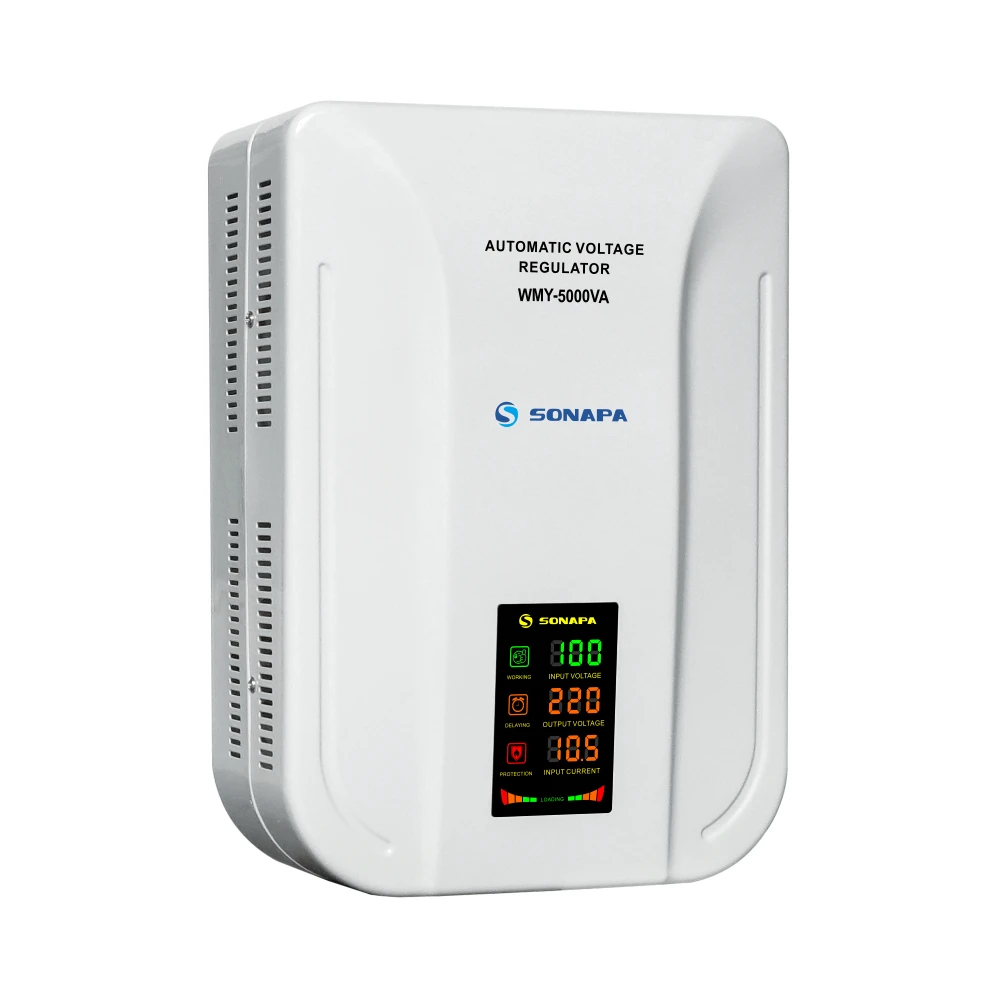 5KVA Single Phase Servo motor Wall-mounted Automatic Voltage stabilizer regulator AVR Estabilizador de voltaje 220VAC
5KVA Single Phase Servo motor Wall-mounted Automatic Voltage stabilizer regulator AVR Estabilizador de voltaje 220VAC