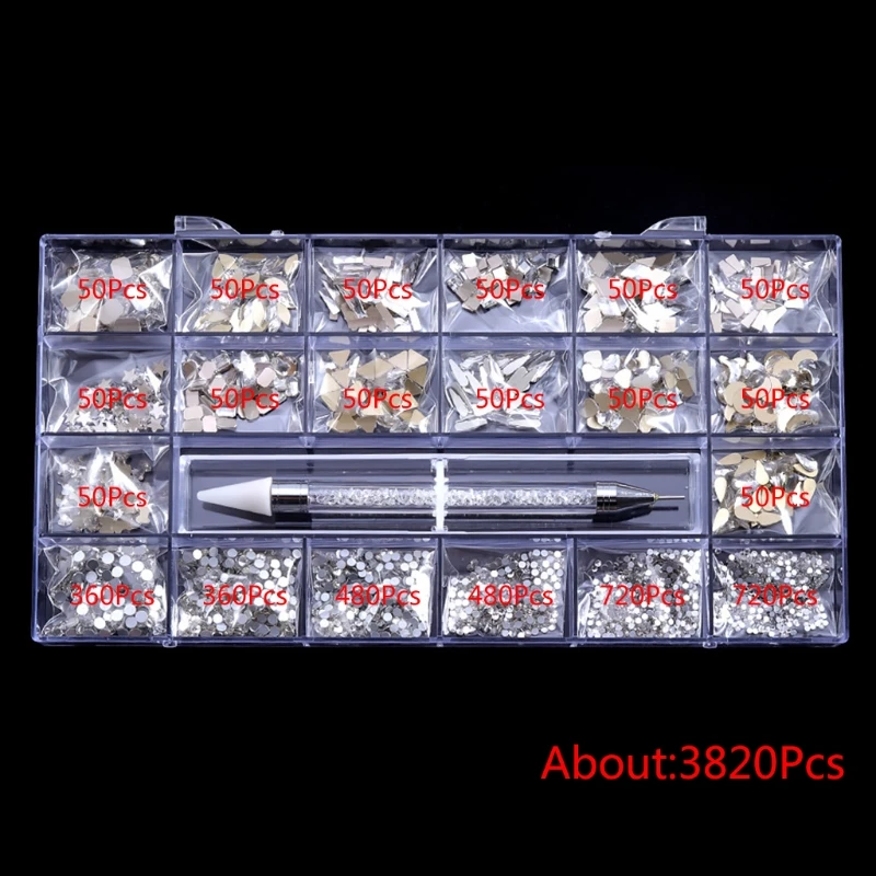 Clear Nail diamond for Nail Decoration DIY Jewel Charms Accessories Supplies K3NE
Clear Nail diamond for Nail Decoration DIY Jewel Charms Accessories Supplies K3NE