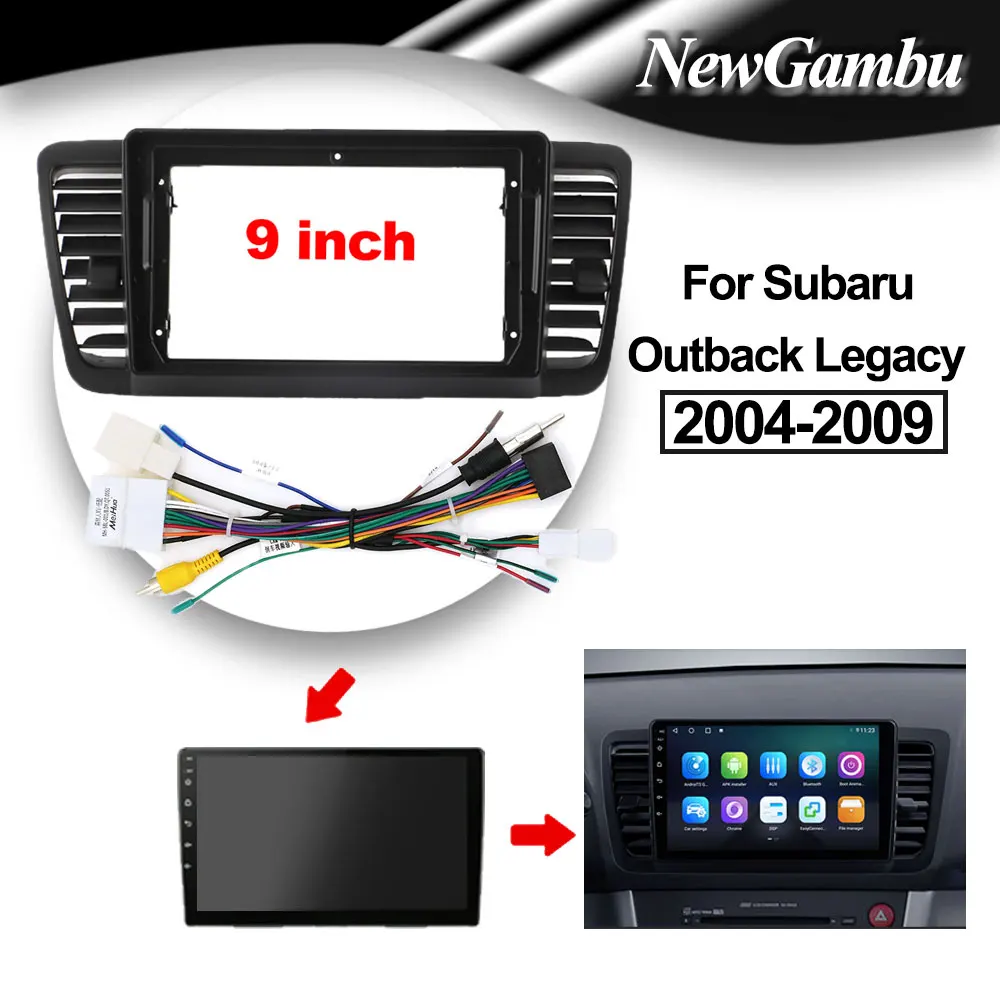 9" 2Din Car Radio CD DVD GPS Stereo Panel Dash Mount Trim Kit Interface Frame Panel Fascia For Subaru Outback Legacy 2004 - 2009
9" 2Din Car Radio CD DVD GPS Stereo Panel Dash Mount Trim Kit Interface Frame Panel Fascia For Subaru Outback Legacy 2004 - 2009
