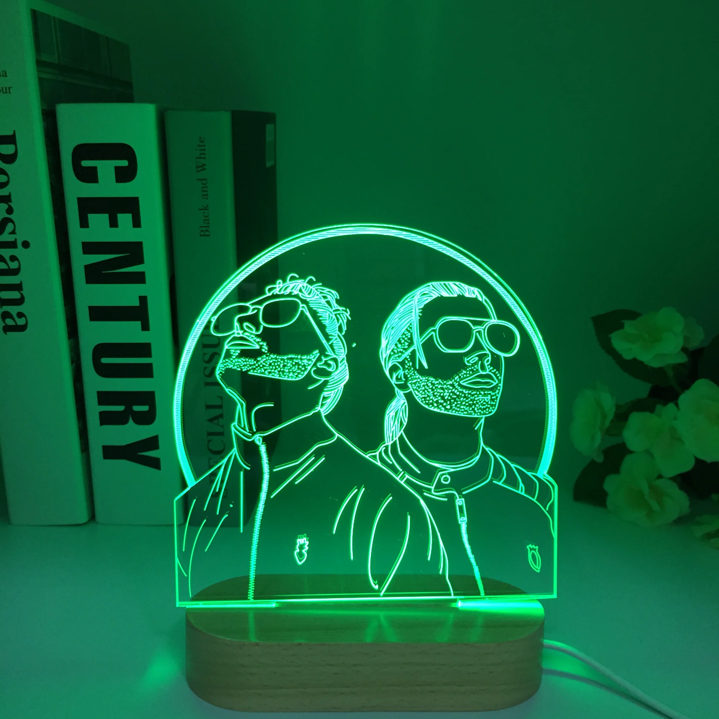 French Rapper Remote Wooden 3D Figure Led Night Light Cool Fans Gift Dropshipping Room Decor Light Office Bedroom Table 3d Lamp
French Rapper Remote Wooden 3D Figure Led Night Light Cool Fans Gift Dropshipping Room Decor Light Office Bedroom Table 3d Lamp