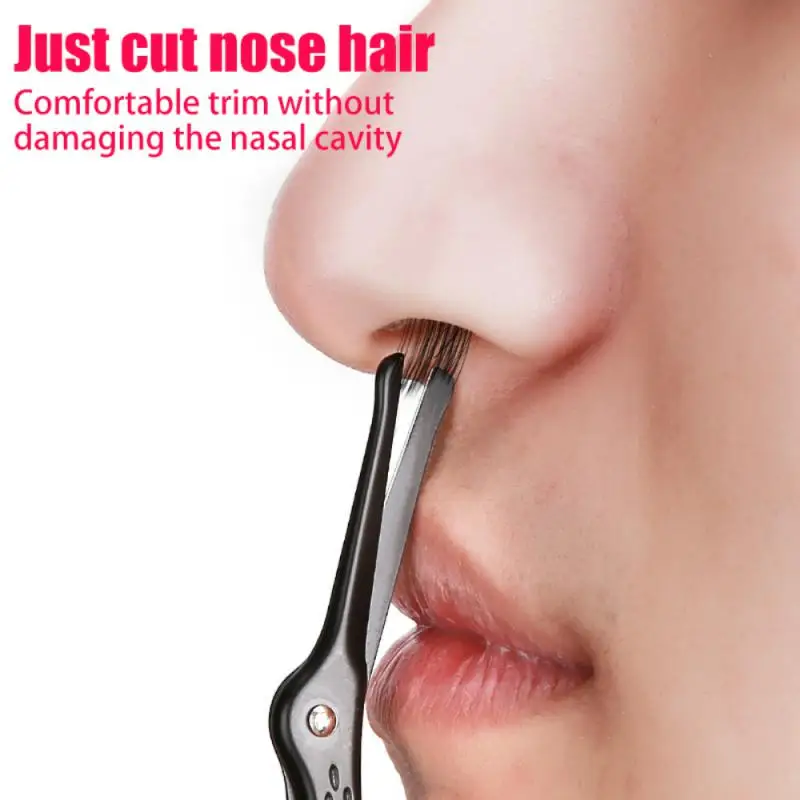 

1pc Creative Crane Scissors Nose Hair Trimmer Stainless Steel Safety Nose Hair Cutting Shaving Scissors Personal Care Tools