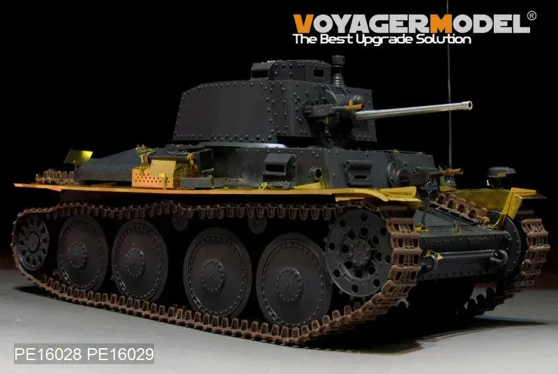 Voyager 1/16 PE16028 немецкий Pz.Kpfw.38(t) Ausf.E/F Базовый комплект деталей (для PH16001 
Voyager 1/16 PE16028 немецкий Pz.Kpfw.38(t) Ausf.E/F Базовый комплект деталей (для PH16001