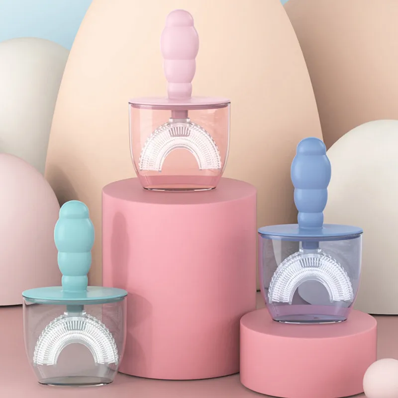 Новая детская зубная щетка для ухода за полостью рта удобная детская силиконовая U-образная зубная щетка для новорожденных
Новая детская зубная щетка для ухода за полостью рта удобная детская силиконовая U-образная зубная щетка для новорожденных