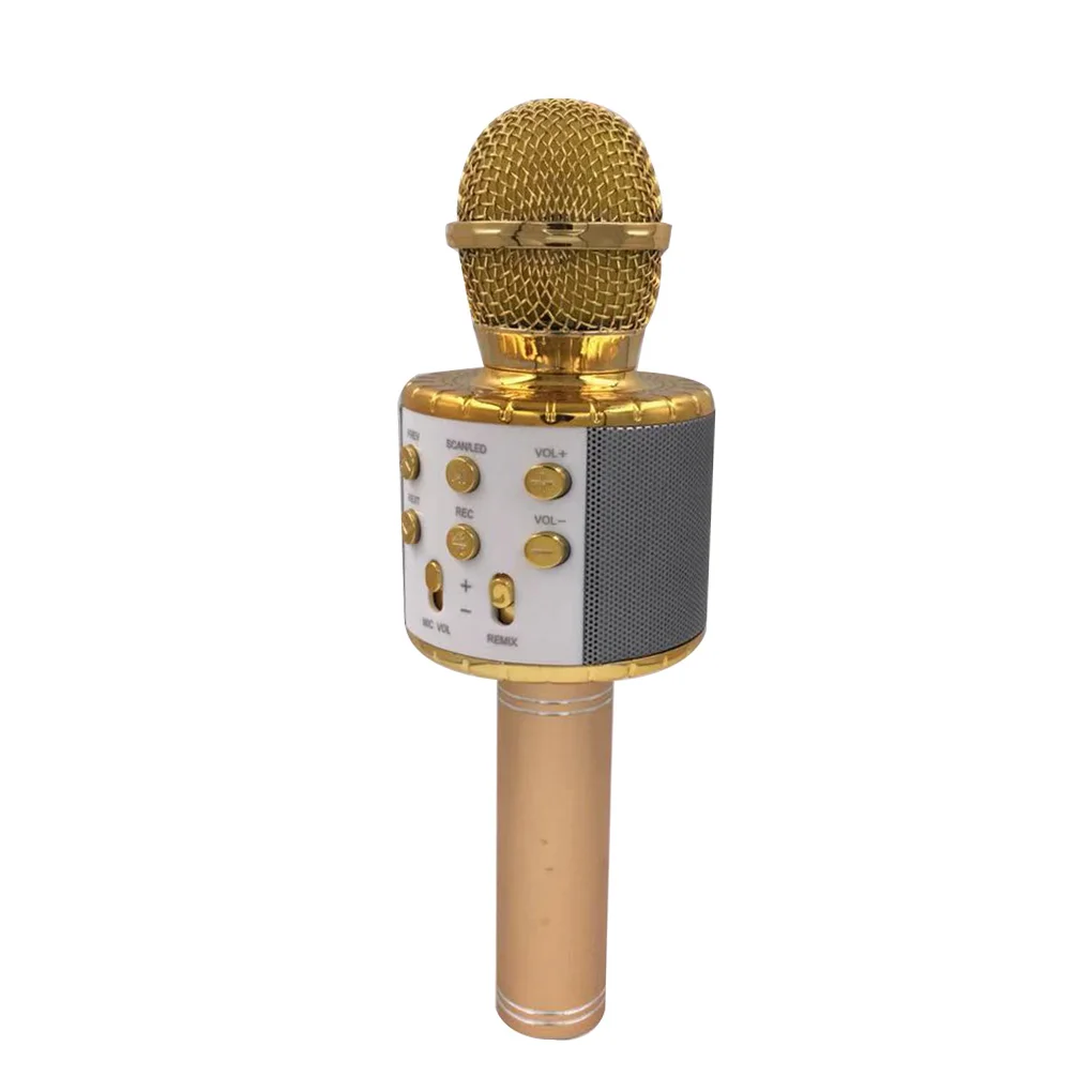 Wireless Bluetooth Speaker Home Mic Microphone Flash LED Light Handheld Microphone Mobile Phone Music Player
Wireless Bluetooth Speaker Home Mic Microphone Flash LED Light Handheld Microphone Mobile Phone Music Player