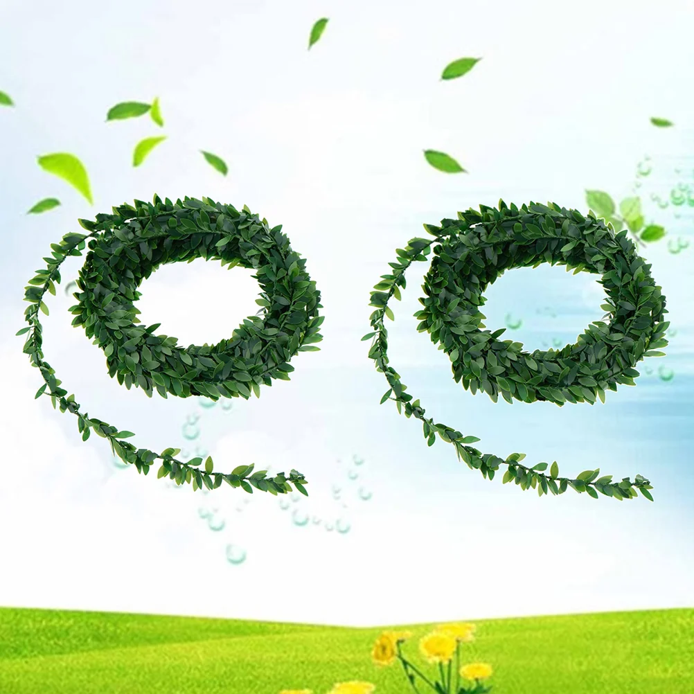 2-Piece Fake Vine Rattan Artificial Leaf Vines Greenery Eucalyptus Garland Fake Greenery Vines Decorative Garland
2-Piece Fake Vine Rattan Artificial Leaf Vines Greenery Eucalyptus Garland Fake Greenery Vines Decorative Garland