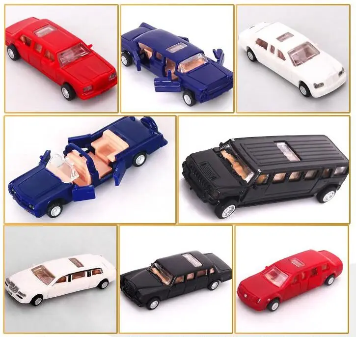 

1 шт. 7 см 4D пластиковый сборный автомобиль масштаб 1:87 современные автомобили Коллекция Игрушки для сборки головоломки для детей