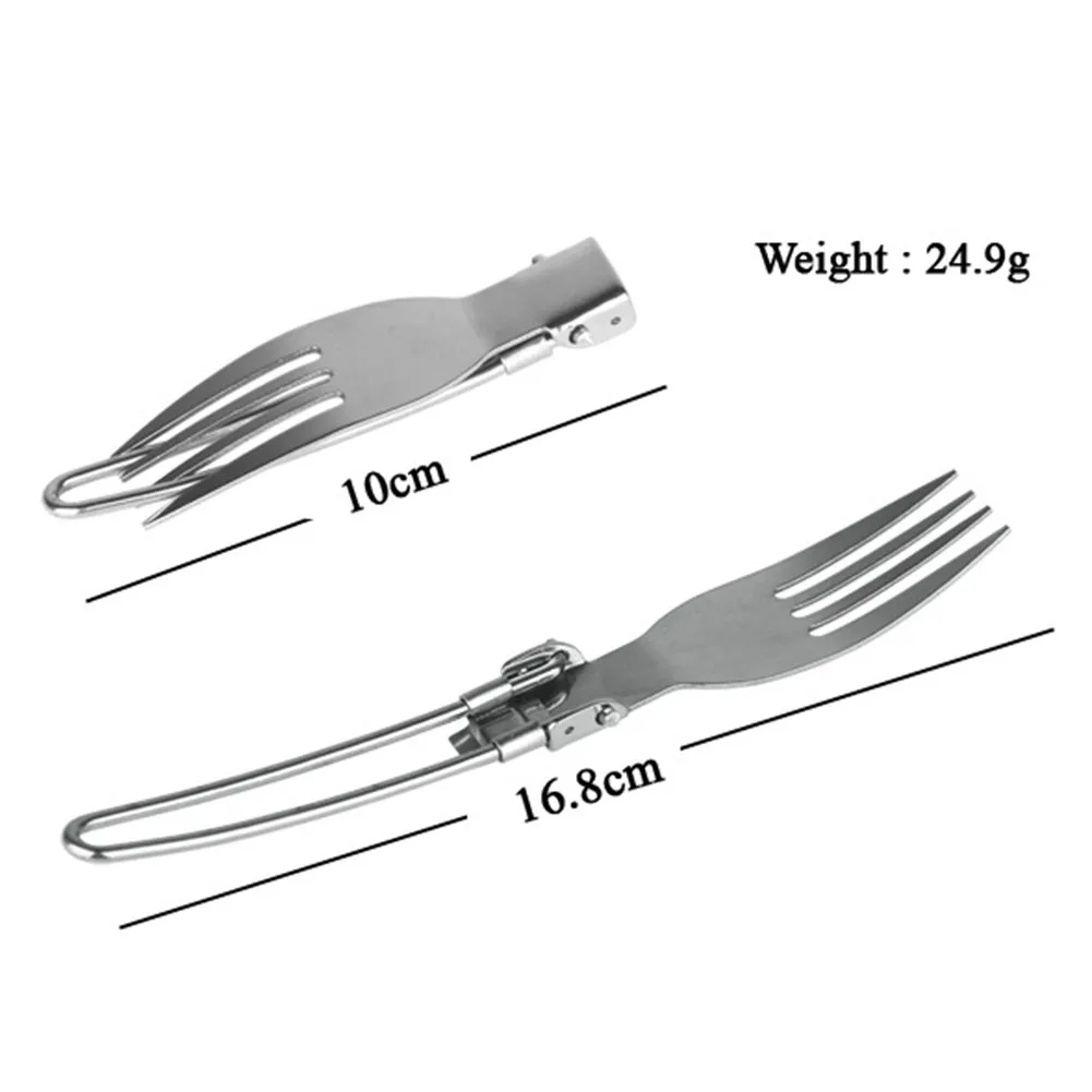 Stainless Steel Folding Camping Spoon Fork Flatware Cutlery Utensil Set WIth Bag Outdoor Tableware Cooking Supplies
Stainless Steel Folding Camping Spoon Fork Flatware Cutlery Utensil Set WIth Bag Outdoor Tableware Cooking Supplies