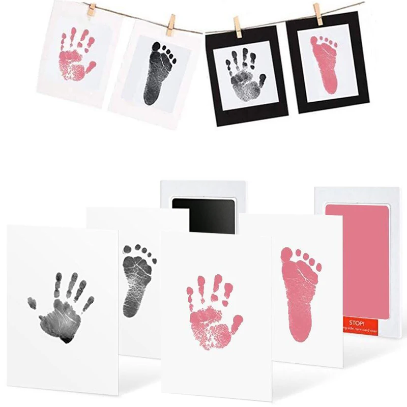 Safe Non-toxic Baby Footprints Handprint No Touch Skin Inkless Ink Pads Kits for 0-10 Months Newborn Pet Dog Paw Prints Souvenir
Safe Non-toxic Baby Footprints Handprint No Touch Skin Inkless Ink Pads Kits for 0-10 Months Newborn Pet Dog Paw Prints Souvenir