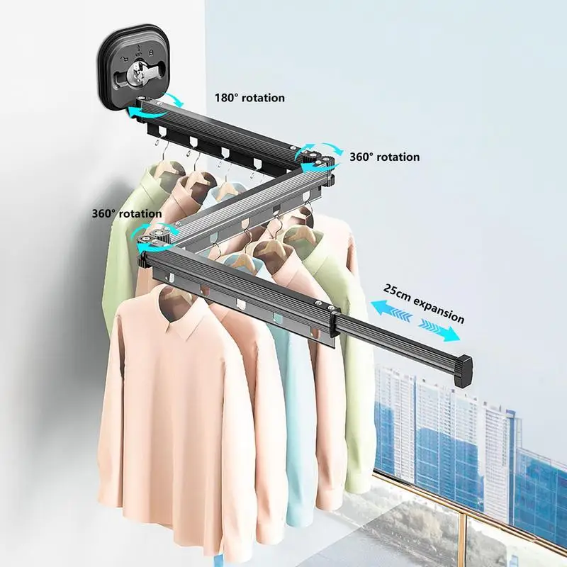 Wall Mounted Clothes Hanger Foldable Space Saving Laundry Rack For Indoor Outdoor Punching Free Triple Collapsible Drying Rack
Wall Mounted Clothes Hanger Foldable Space Saving Laundry Rack For Indoor Outdoor Punching Free Triple Collapsible Drying Rack