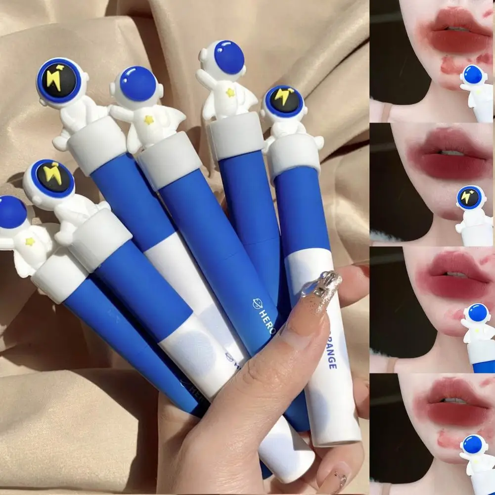 Hot!Lip Gloss Multipurpose Non-Faded Waterproof Cream Adorable Cartoon Astronaut Style Matte Lip Glaze Makeup for Girl
Hot!Lip Gloss Multipurpose Non-Faded Waterproof Cream Adorable Cartoon Astronaut Style Matte Lip Glaze Makeup for Girl