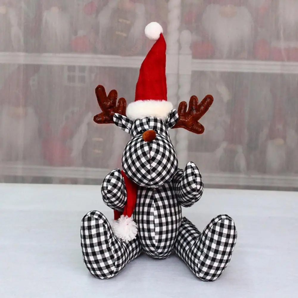 Lovely Creative Checkered Xmas Doll Ornament Lightweight Elk Doll Ornament Wear-resistant Christmas Decoration
Lovely Creative Checkered Xmas Doll Ornament Lightweight Elk Doll Ornament Wear-resistant Christmas Decoration
