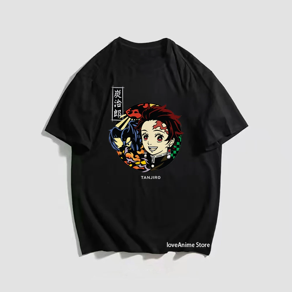 Anmie T-Shirt Demon Slaye T Shirts Summer Cotton Short Sleeves Oversized Round Neck T-shirt Casual Couple Shirts Men's Shirt
Anmie T-Shirt Demon Slaye T Shirts Summer Cotton Short Sleeves Oversized Round Neck T-shirt Casual Couple Shirts Men's Shirt