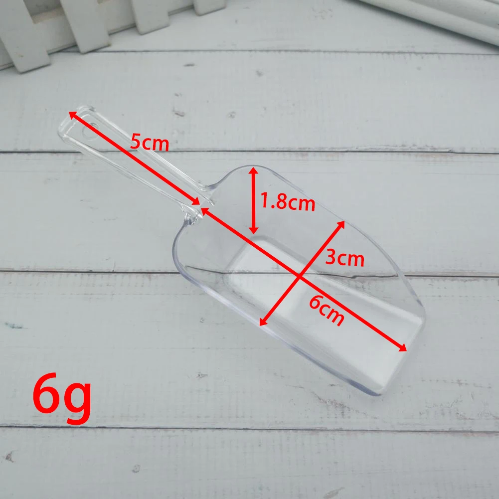 Transparent Ice Scoop Scoopers Weddings For Grain For Pet Food 6PCS Dessert For Birthday Party Ice Shovel Mini
Transparent Ice Scoop Scoopers Weddings For Grain For Pet Food 6PCS Dessert For Birthday Party Ice Shovel Mini