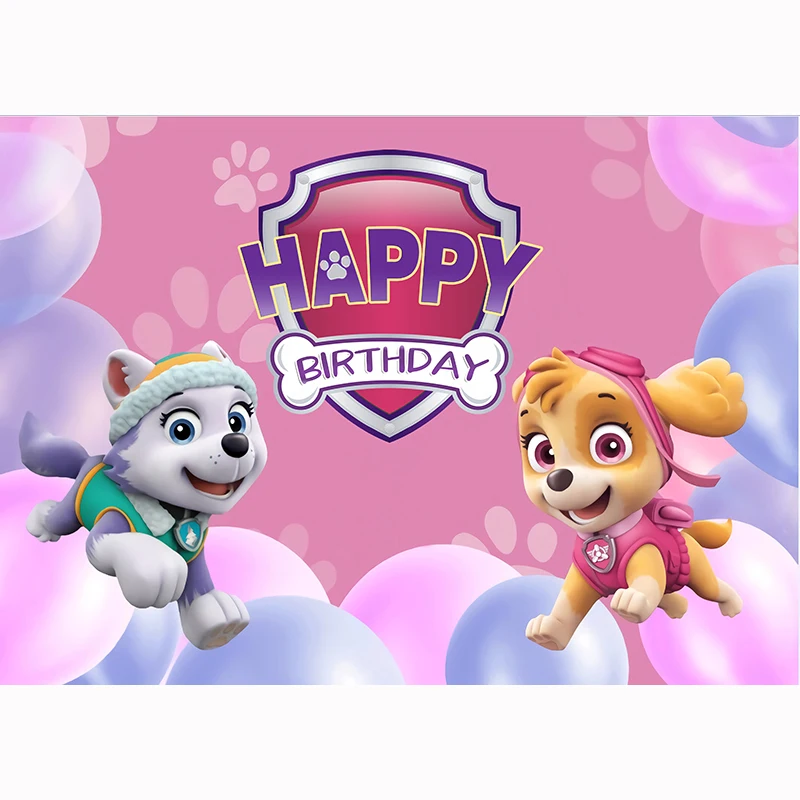 Custom boy girl birthday party background blue sky cartoon running dog baby shower photography pink background photo booth props
Custom boy girl birthday party background blue sky cartoon running dog baby shower photography pink background photo booth props