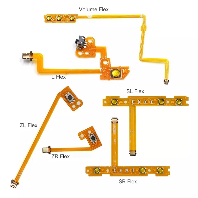 HOT-6 In 1 ZL ZR L SL SR Volume Flex Button Key Ribbon Flex Cable Replacement Repair For Switch Joy Con Controller Spare
HOT-6 In 1 ZL ZR L SL SR Volume Flex Button Key Ribbon Flex Cable Replacement Repair For Switch Joy Con Controller Spare