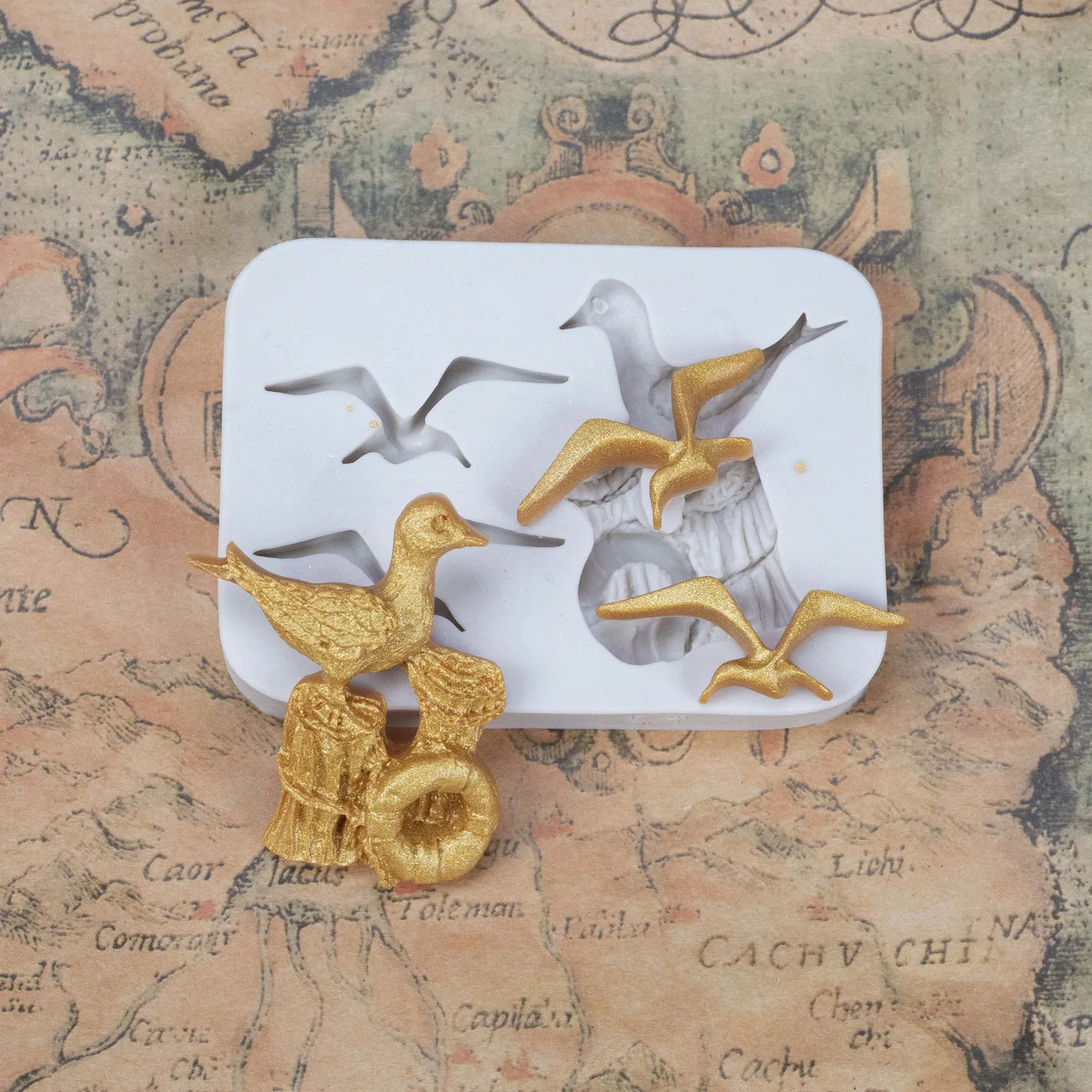 Aouke ship's anchor,Seagull, Fondant Cupcake Decorating Molds Cake Silicone Mold Sugarpaste Candy Chocolate Gumpaste Clay Mould
Aouke ship's anchor,Seagull, Fondant Cupcake Decorating Molds Cake Silicone Mold Sugarpaste Candy Chocolate Gumpaste Clay Mould
