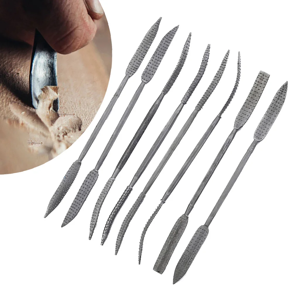 8pcs Coarse Riffler Files Carbon Steel Hand Tools Professional Wood Rasp File Set Workshop Equipment High Quality
8pcs Coarse Riffler Files Carbon Steel Hand Tools Professional Wood Rasp File Set Workshop Equipment High Quality