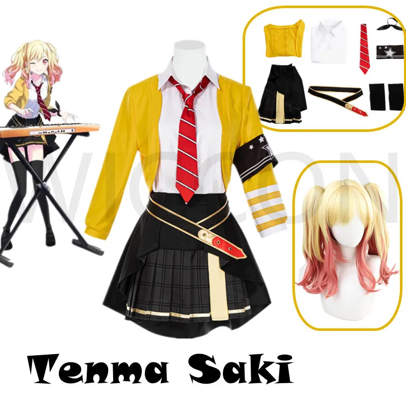 Project Sekai Colorful Stage Feat Tenma Saki Cute Girls Outfits Anime Cosplay Costumes Halloween Carnival Role-Playing Uniform
Project Sekai Colorful Stage Feat Tenma Saki Cute Girls Outfits Anime Cosplay Costumes Halloween Carnival Role-Playing Uniform