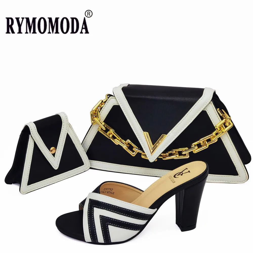 Italian Shoe and Bag Set for Party High Heels Pumps 2022 New Arrival Summer PU Leather Sandals Matching 2 Bags Plus Size 43
Italian Shoe and Bag Set for Party High Heels Pumps 2022 New Arrival Summer PU Leather Sandals Matching 2 Bags Plus Size 43