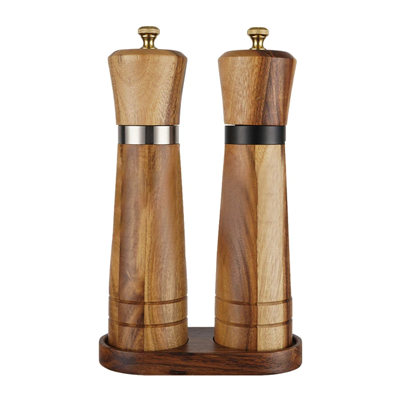 HOT Salt And Pepper Grinder Set,Wooden Salt And Pepper Mill Shaker Easy Adjustable Ceramic Coarseness Large Refillable
HOT Salt And Pepper Grinder Set,Wooden Salt And Pepper Mill Shaker Easy Adjustable Ceramic Coarseness Large Refillable