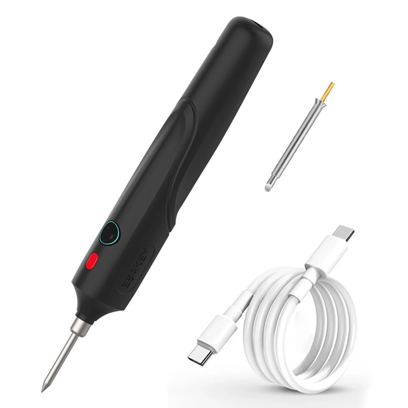 8W-15W USB Soldering Iron Adjustable Temperature Ceramic Core Heating Portable Home Soldering Solder Repair Tool
8W-15W USB Soldering Iron Adjustable Temperature Ceramic Core Heating Portable Home Soldering Solder Repair Tool